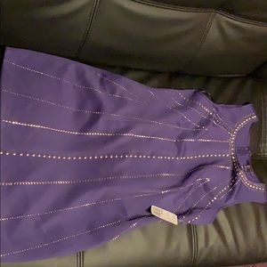 Purple mini dress